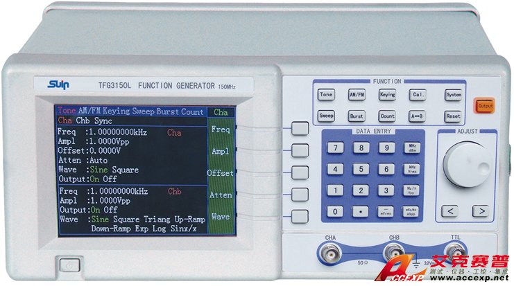 數英 TFG3000L DDS函數信號發生器
